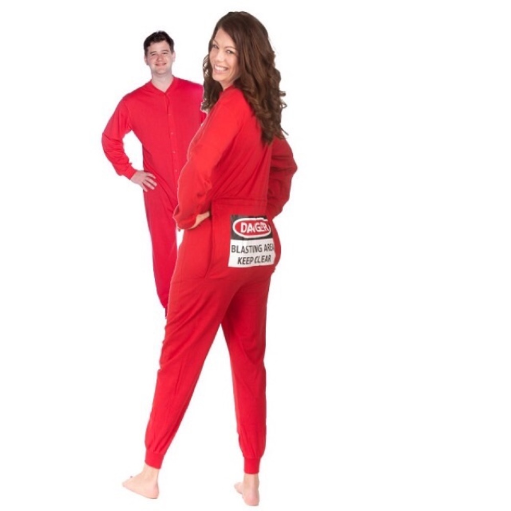 Adult Red Christmas Onesie - Gem, image size:1000x1000